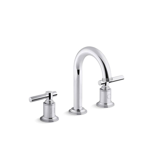 Kallista P21211-LV Central Park West Lavatory Bathroom Sink Faucet, Arch Spout, Lever Handles